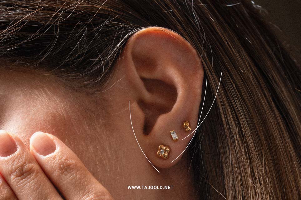 چطور گوشواره فانتزی طلا را استایل کنیم؟